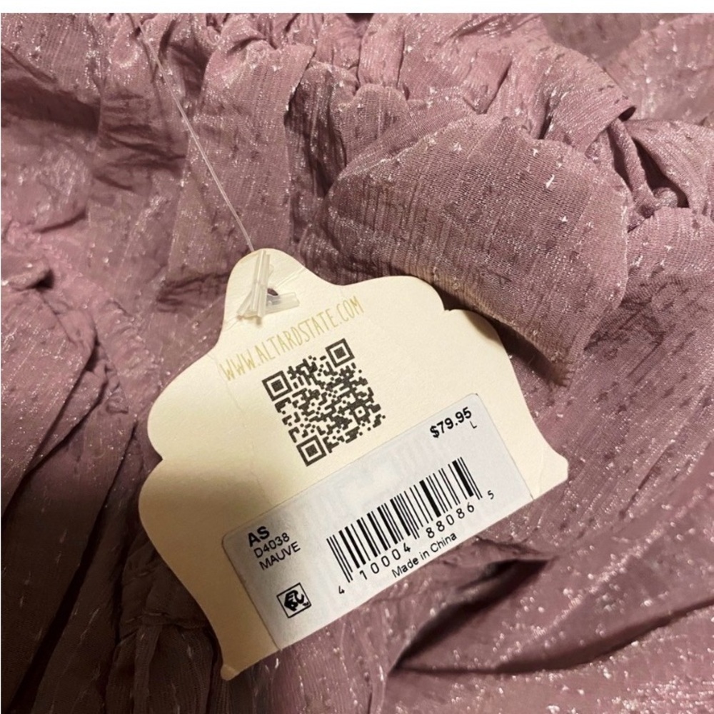 ALTAR’D STATE Lilac Shimmer Dress - Picture 7 of 7